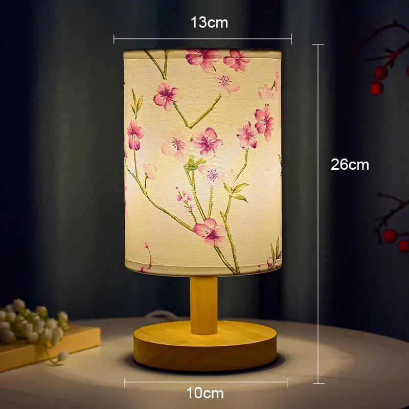 Hjemix | Japansk Lampe - Rose Lampe - Dimmbar - Nattlampe