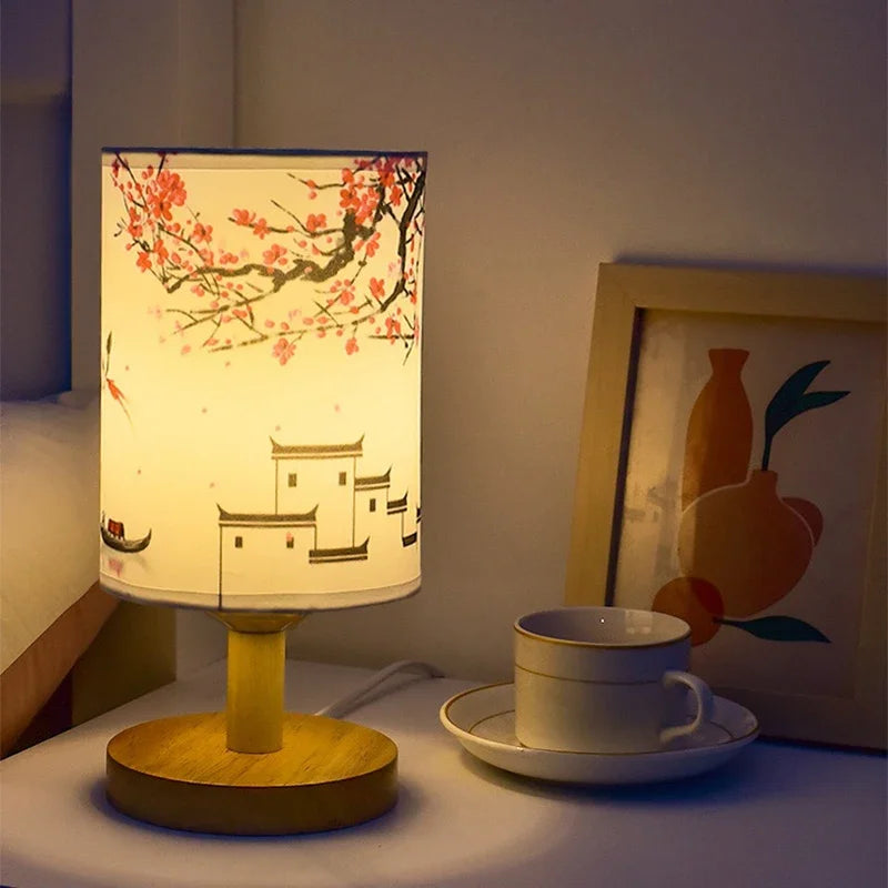 Hjemix | Japansk Lampe - Rose Lampe - Dimmbar - Nattlampe