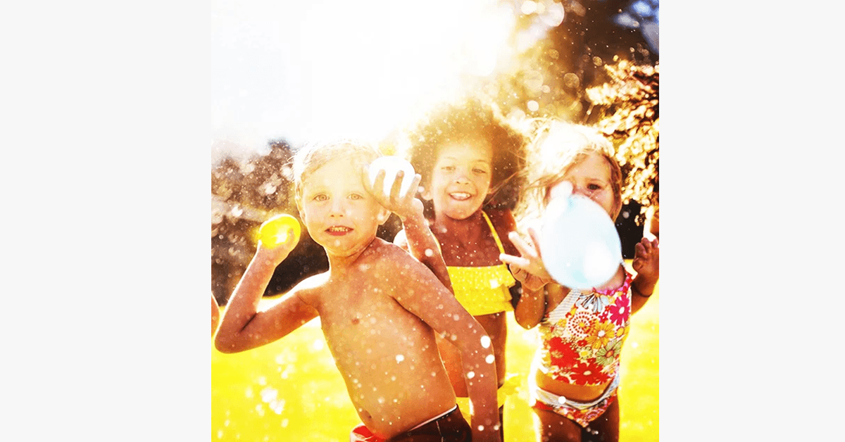 Hjemix | Magisk 111-delers vannballongsett for barn og voksne