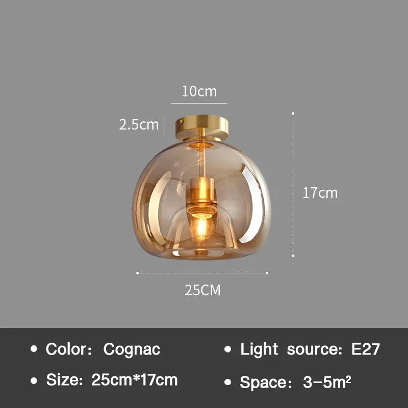 Hjemix | EssenceGlow - Glass Ceiling Light