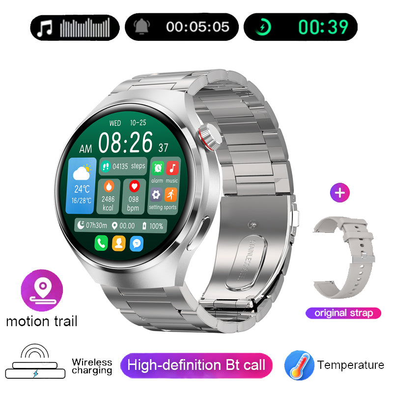 Hjemix | Gt4 Pro Smartwatch For Menn: Ip68 Nfc Gps Tracker, Amoled 360*360 Hd-Skjerm, Hjertefrekvens, Bluetooth-Samtale Begrenset Utgave