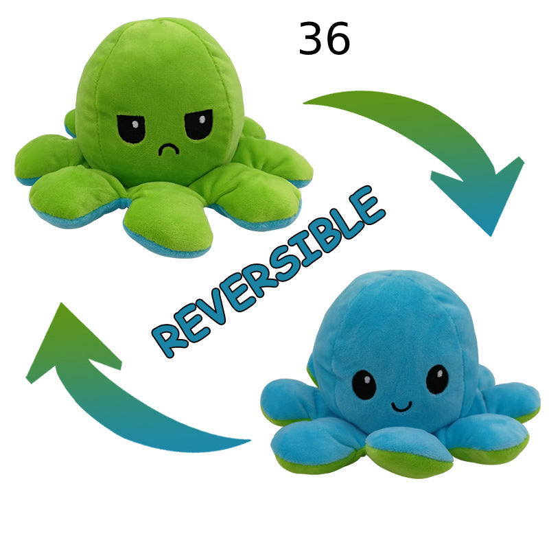 Hjemix | Den originale reversible Octopus Plushie | Patentert design