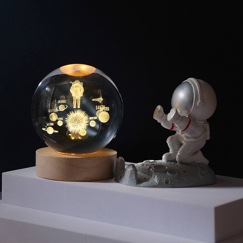 Hjemix | 3D Planet Krystallkule