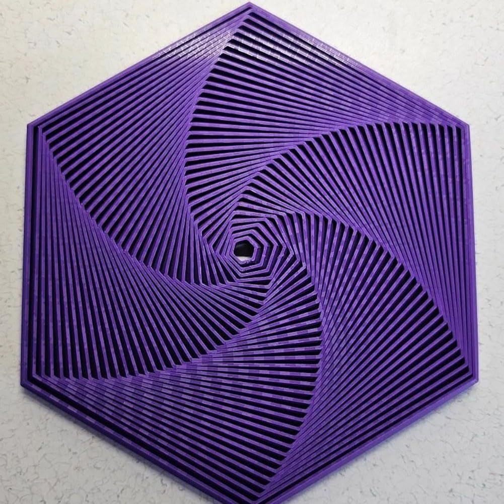 Hjemix | 3D-trykt Fractal Fidget Hexagon
