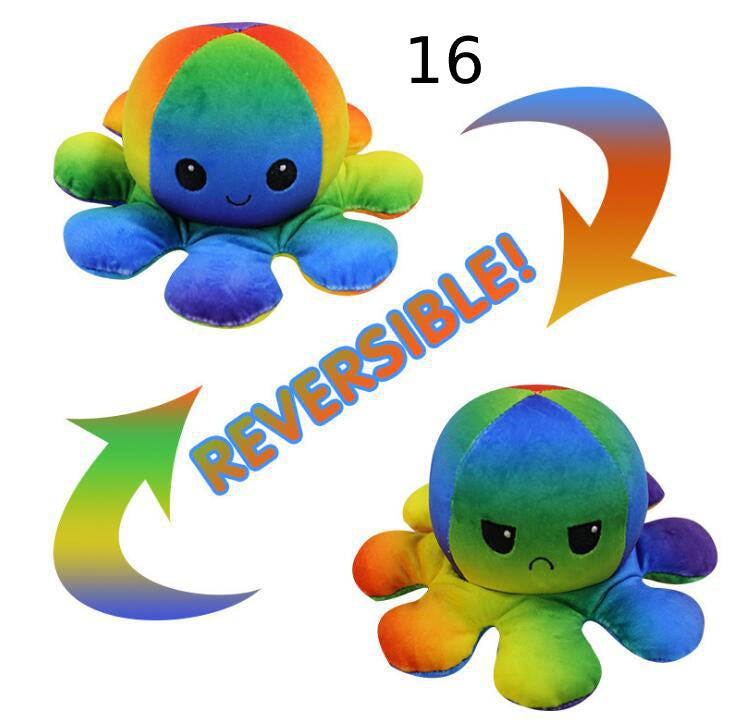 Hjemix | Den originale reversible Octopus Plushie | Patentert design