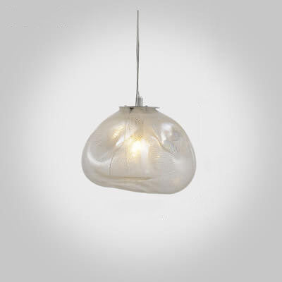 Hjemix | CloudNova Glass Pendant Light | Modern Design | Unique Cloud Look | Ambient Lighting