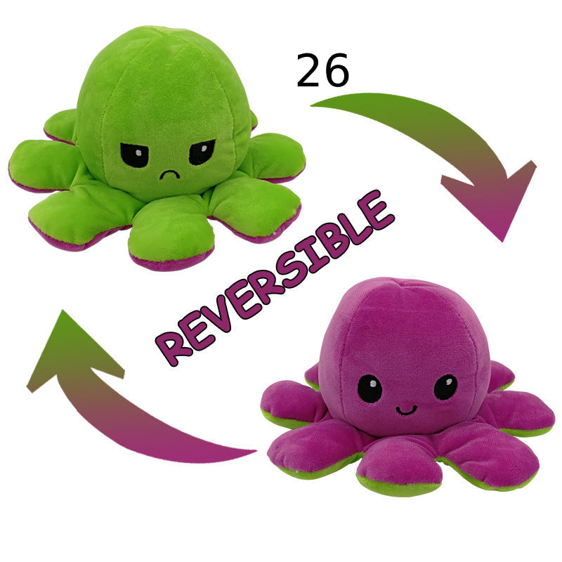 Hjemix | Den originale reversible Octopus Plushie | Patentert design