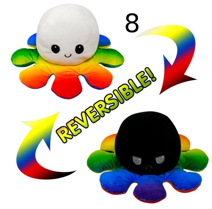Hjemix | Den originale reversible Octopus Plushie | Patentert design