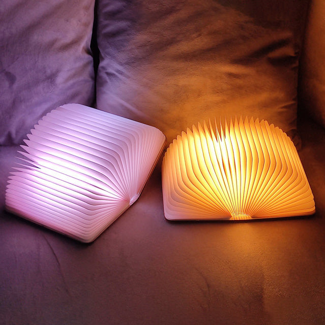 Hjemix | 📖 Tre Boklampe - For Skrivebord Studie Gave Dekorasjon Lys