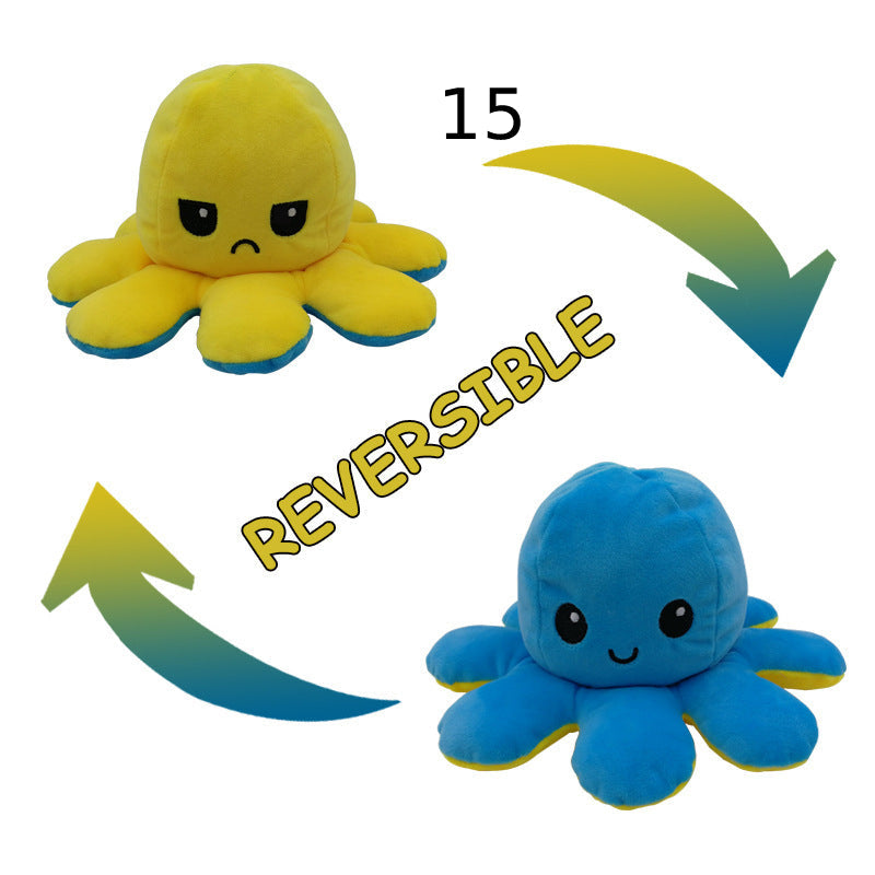 Hjemix | Den originale reversible Octopus Plushie | Patentert design