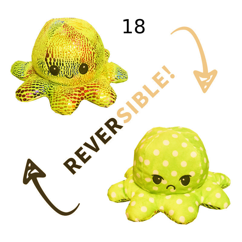 Hjemix | Den originale reversible Octopus Plushie | Patentert design