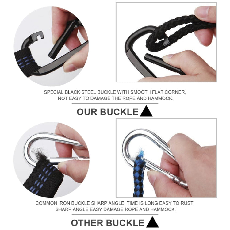 Hjemix | Bærbar utendørs camping fullt automatisert nylon parachute hengekøye med myggnett, Størrelse: 290 x 140 cm (Army Green)