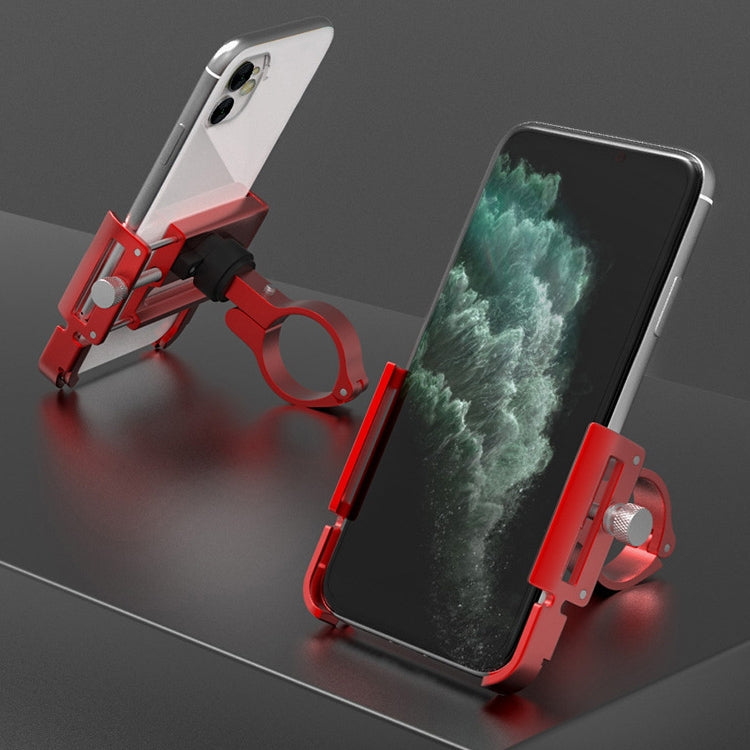 Hjemix | GUB P30 Aluminium Sykkel Telefonholder (Svart)