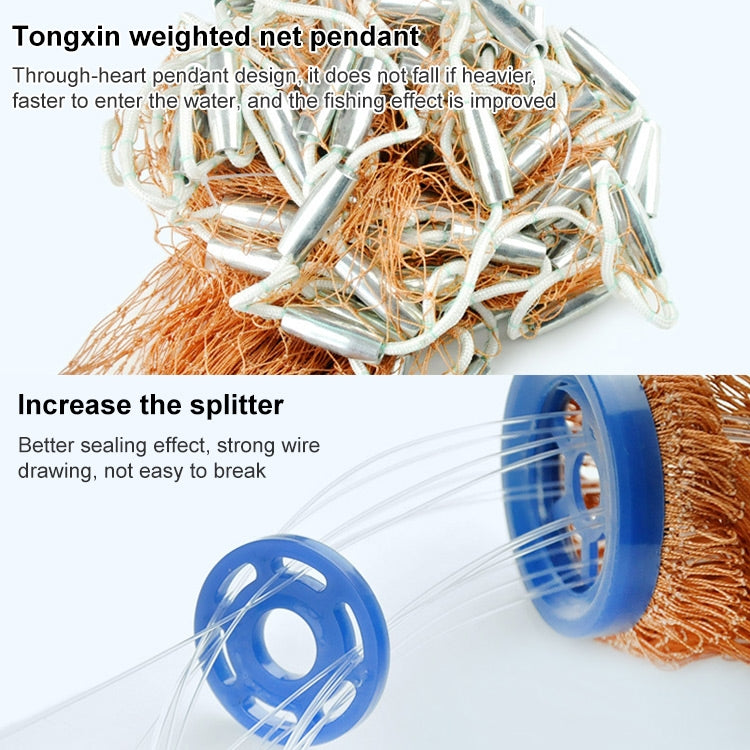 Hjemix | 360 Flygende Disc Monofilament Fiskegarn, Høyde: 1,8 m