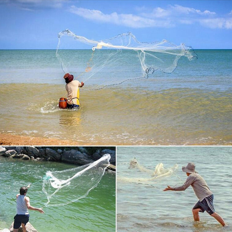 Hjemix | 360 Flygende Disc Monofilament Fiskegarn, Høyde: 1,8 m