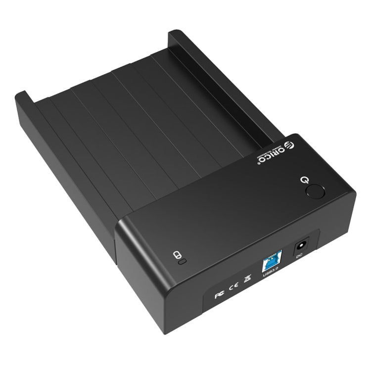 Hjemix | ORICO 6518US3 USB 3.0 Type-B 2.5 / 3.5 Tommers Verktøyløs HDD Dockingstasjon Ekstern Lagringskabinett Harddiskboks (Svart)