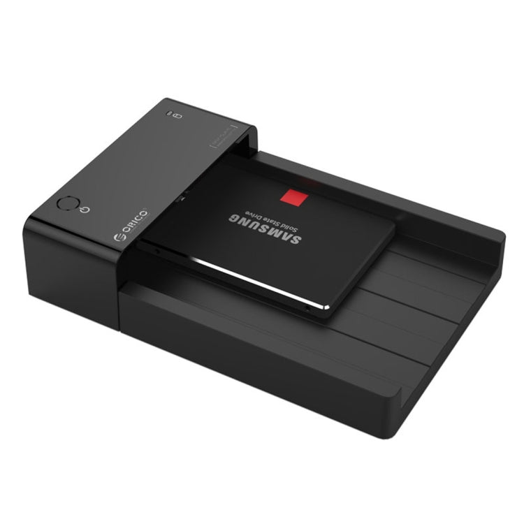 Hjemix | ORICO 6518US3 USB 3.0 Type-B 2.5 / 3.5 Tommers Verktøyløs HDD Dockingstasjon Ekstern Lagringskabinett Harddiskboks (Svart)