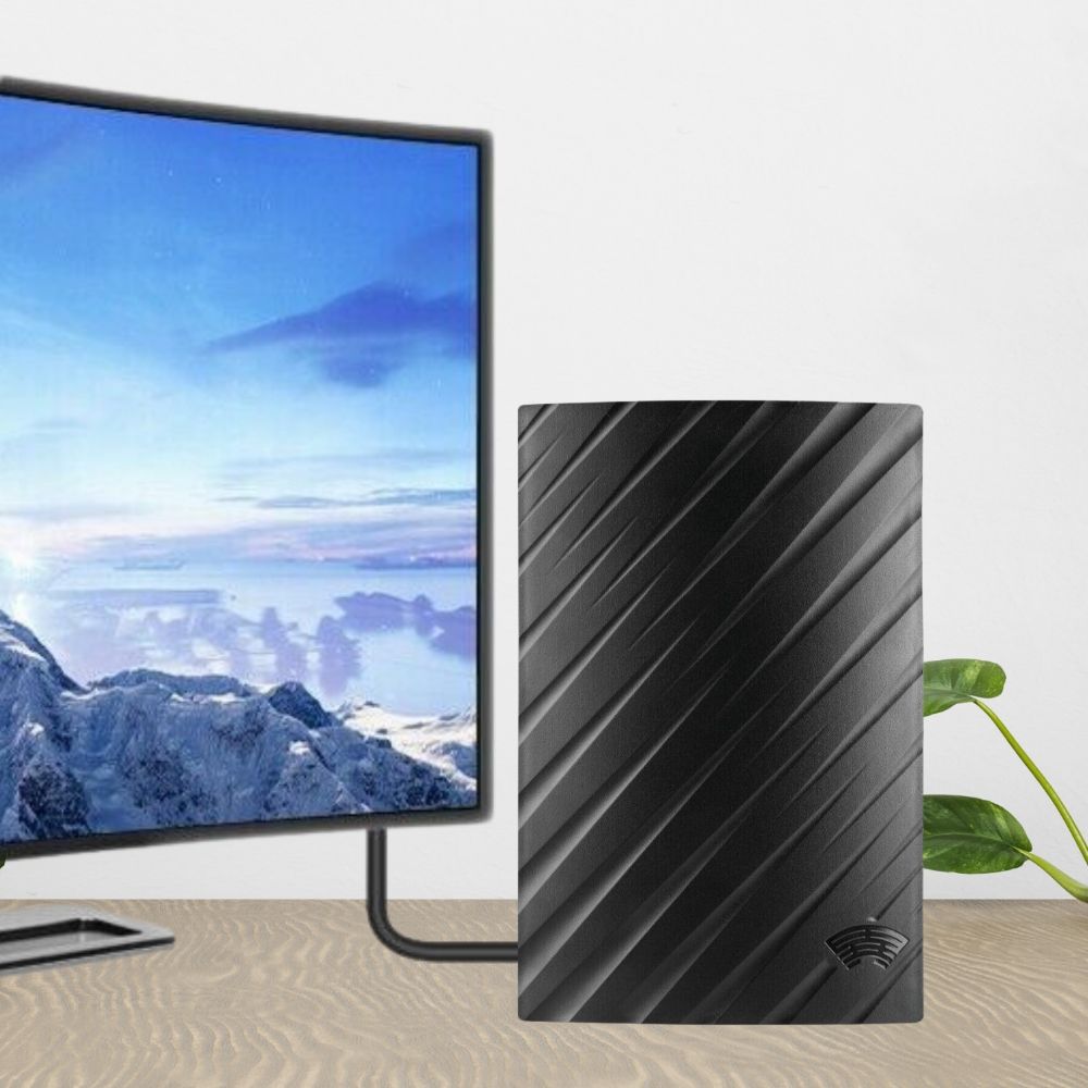 Hjemix | HDTV 4K Digitalantenne for innendørs bruk | Stort rekkevidde 600 miles