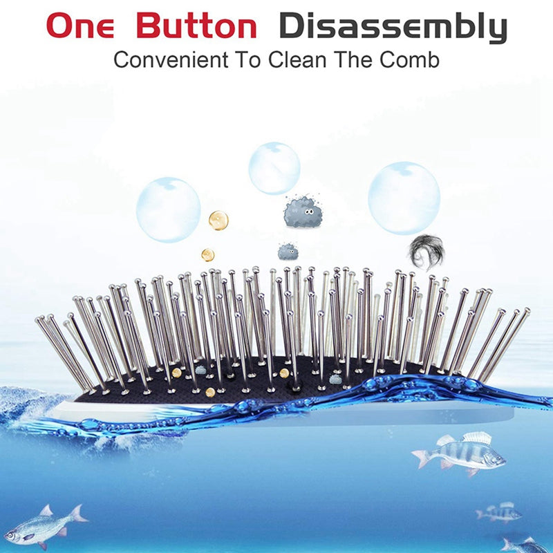 Hjemix | Bærbar negativ ion hårbørste