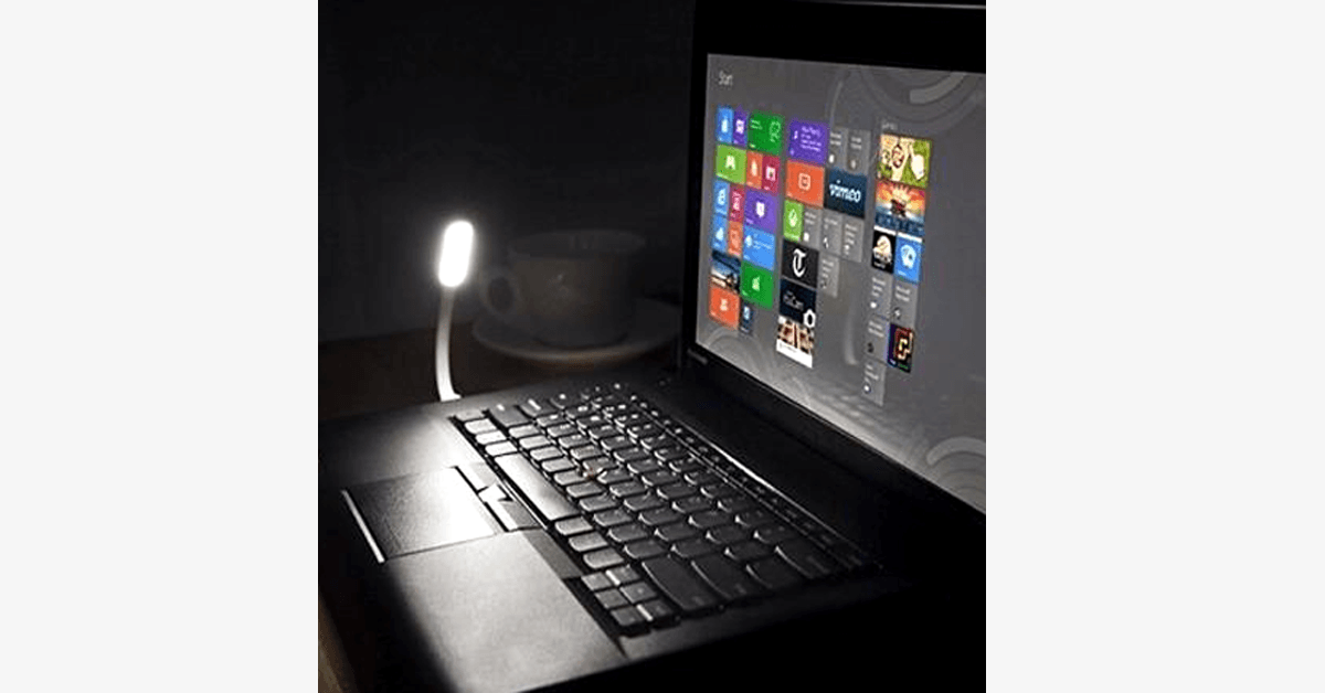 Hjemix | LED USB Bærbar Lommelykt – Lynfarger rundt deg!
