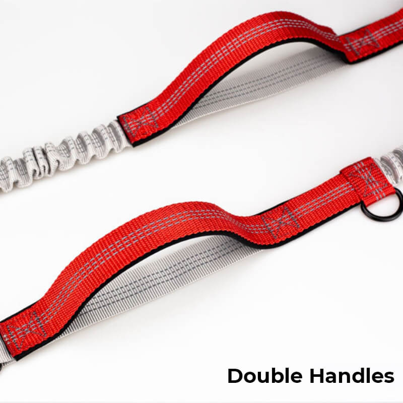 Hjemix | Teleskopisk Dobbel Håndtak Multifunksjonell Hundesnor