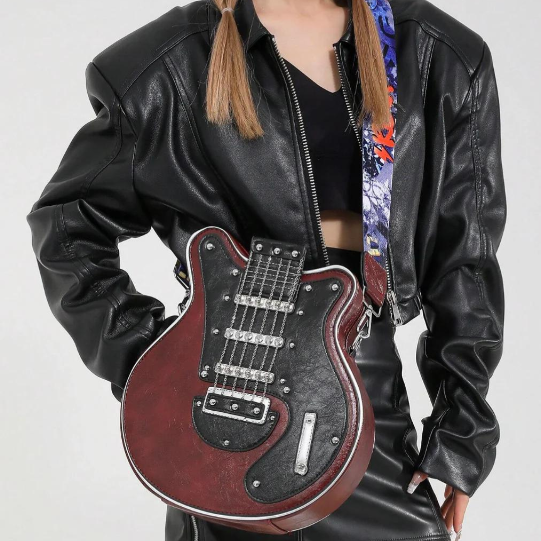 Hjemix | Hev stilen din med Rockstar gitarveske skulderveske chic