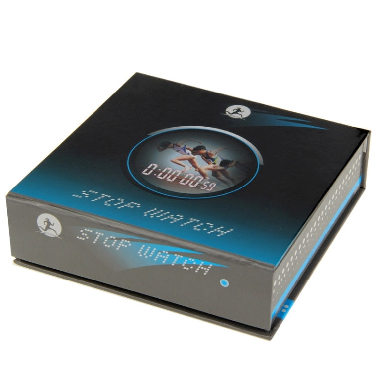 Hjemix | PS528 Metall Stoppeklokke Profesjonell Chronograf Håndholdt Digital LCD Sports Telleur Timer med Rem