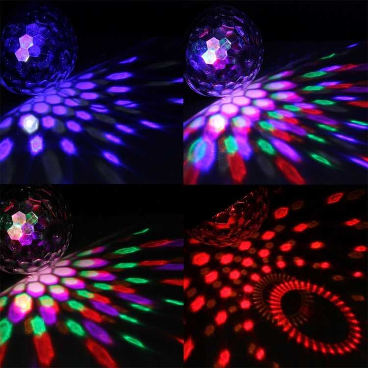 Hjemix | Digital LED RGB Krystall Magisk Ball Scene Effekt Lys, DMX Fest Disco DJ Bar Farget Mønster Belysning