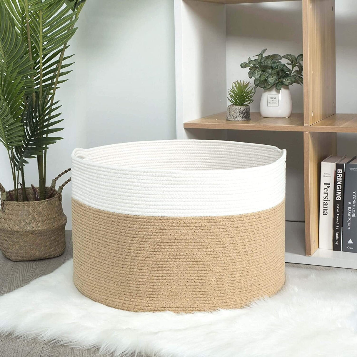 Hjemix | Stor Tau Tak Oppbevaringskurv