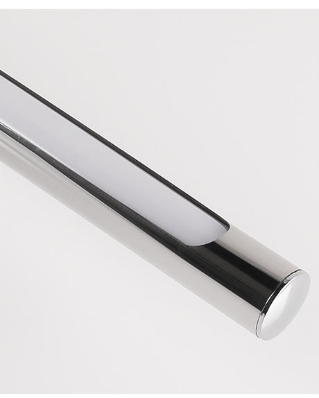Hjemix | 80-100cm LED vegglampe - Moderne svart/sølv veggbelysning til badet, innvendig montert bilde lys