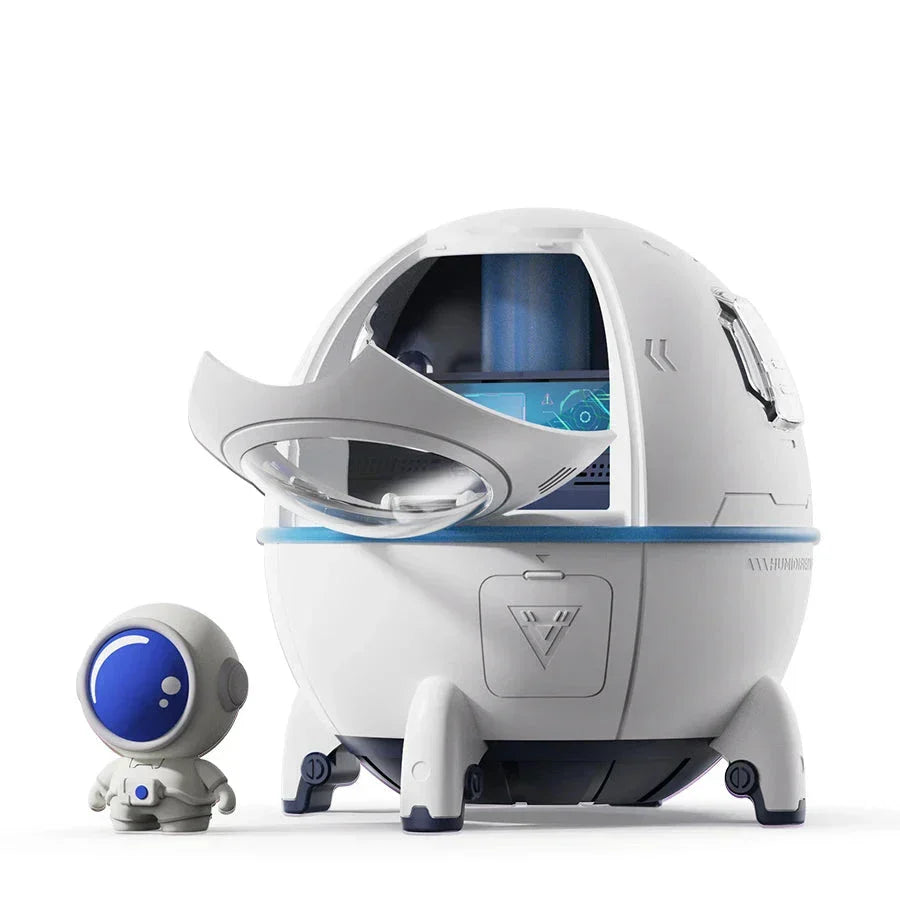 Hjemix | USB oppladbar aromaterapi diffuser med 7 farger stemningslys | 220mL romkapsel luftfukter - Ermius