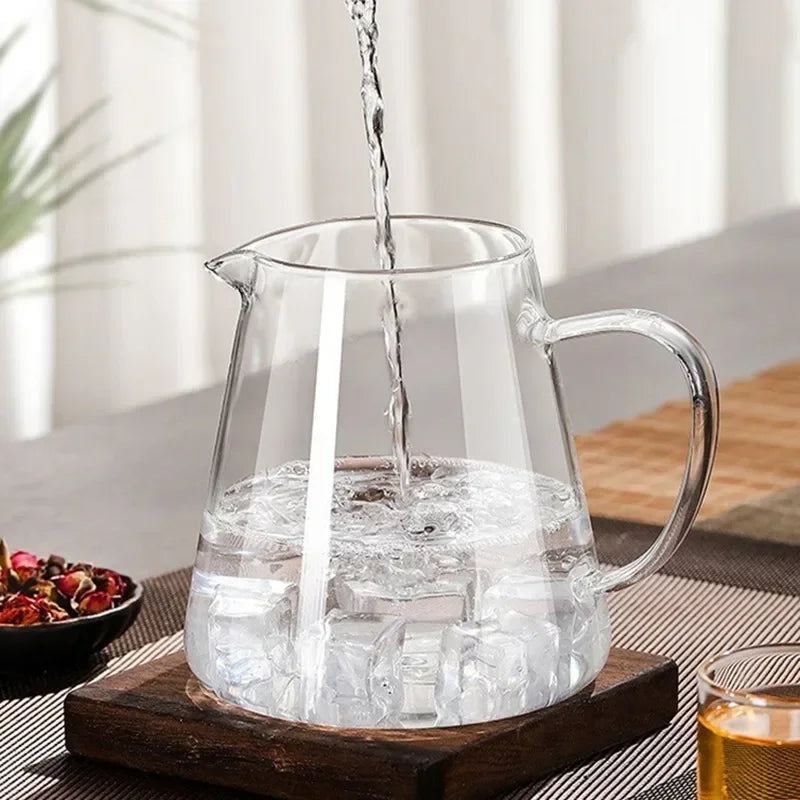 Hjemix | 450ml-950ml Varmeresistente Glass Tekanne – Rustfritt Stål Te-sil, Blomstekanne for Kung Fu Te-servise, Puer- og Oolong-te