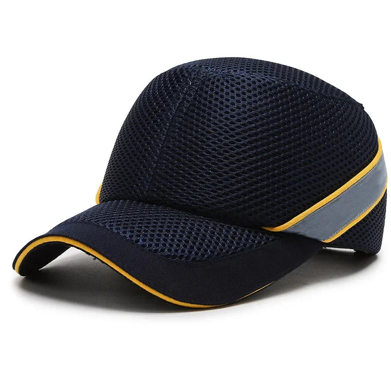 Hjemix | Rød sikkerhetsbumphette - Hjelm med hard ABS indre kjerne for hodebeskyttelse hjemme, på jobb og i fabrikk