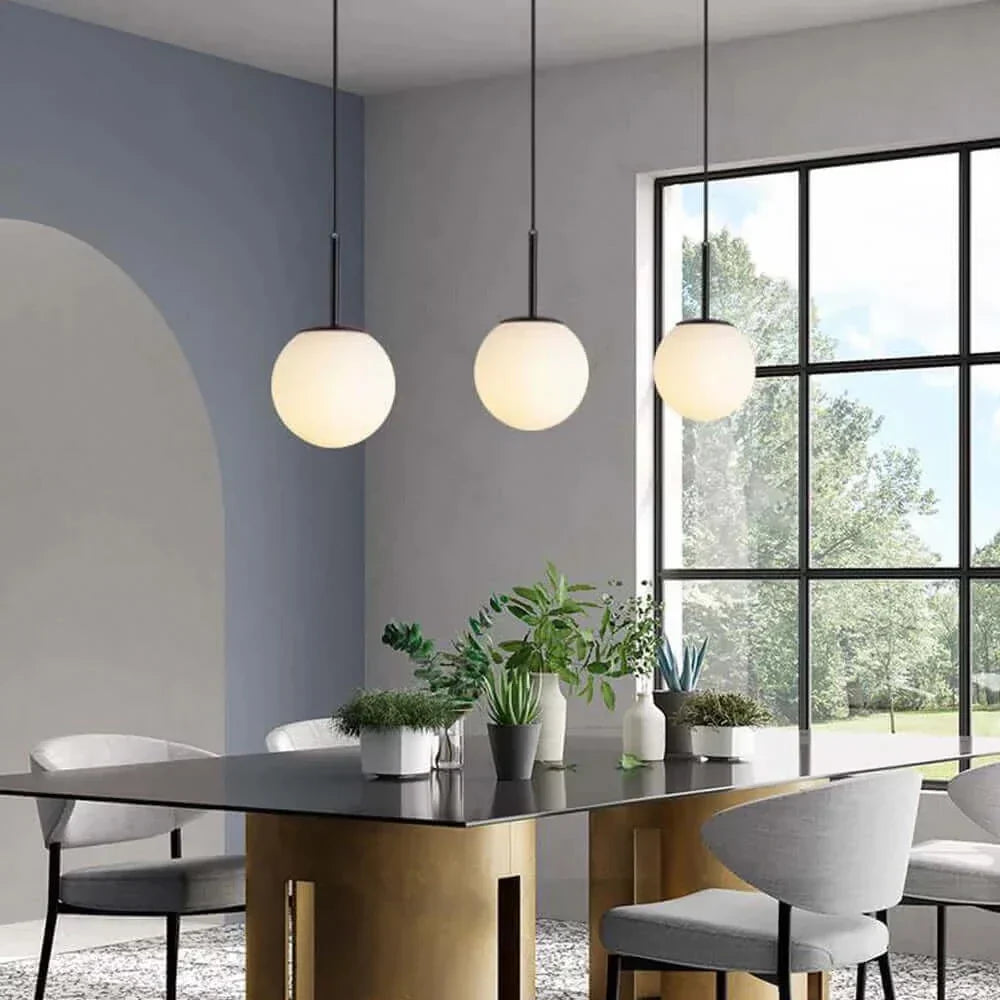 Hjemix | Mid-Century Modern Glass Ball Pendant Light
