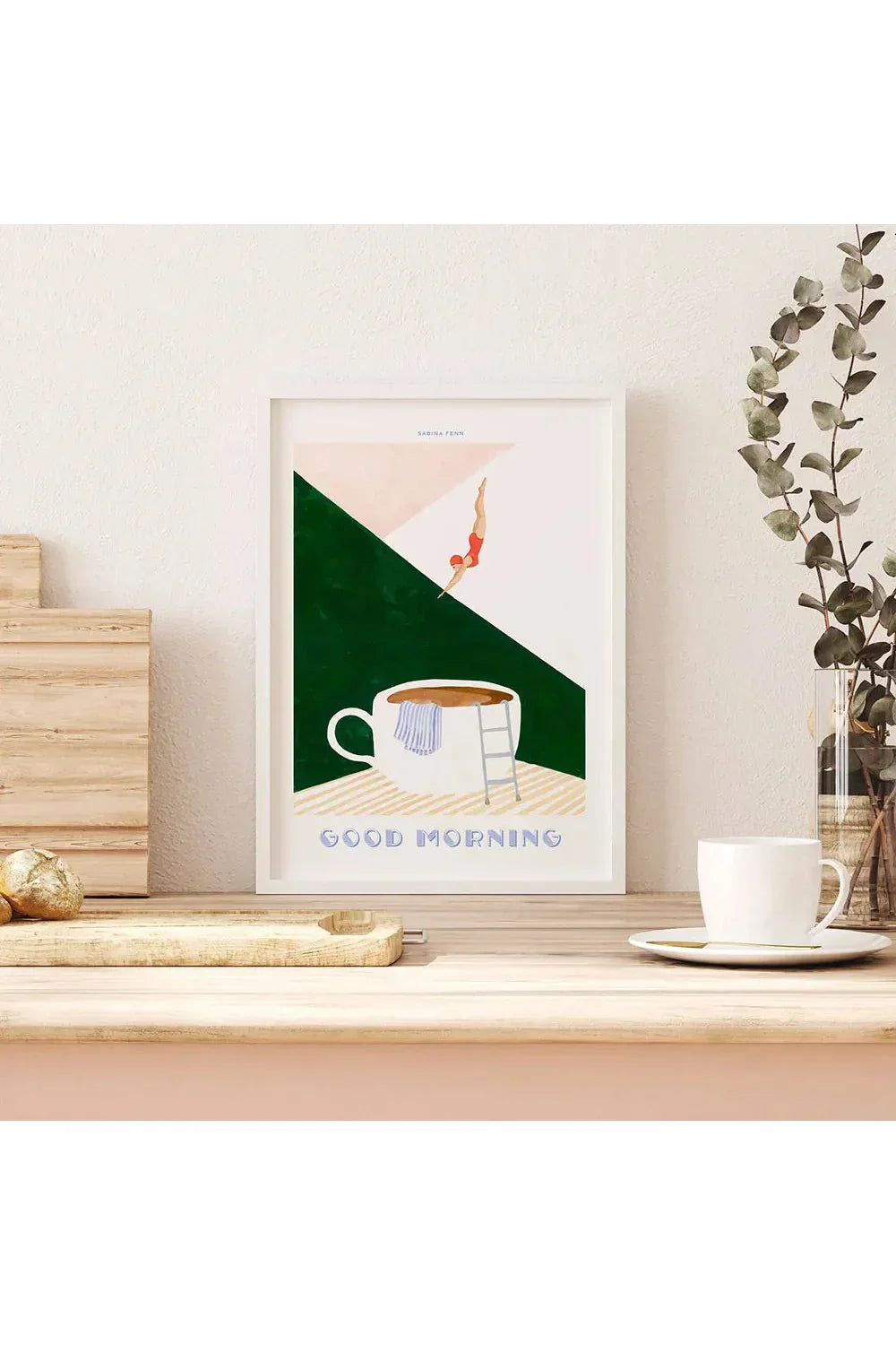 Hjemix | God Morgen Kaffe Lerret Plakat