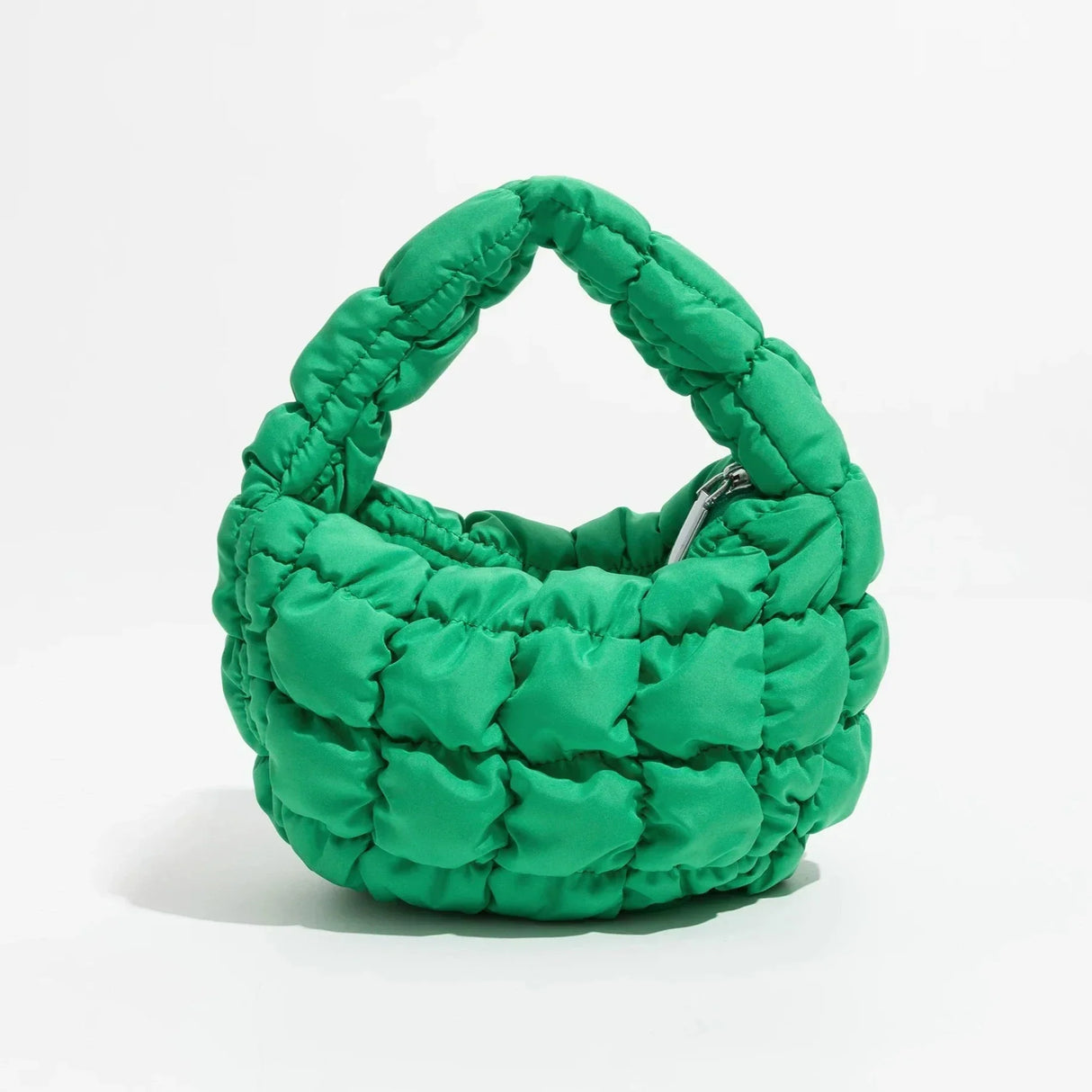 Hjemix | Livlig quiltet rund mini bag