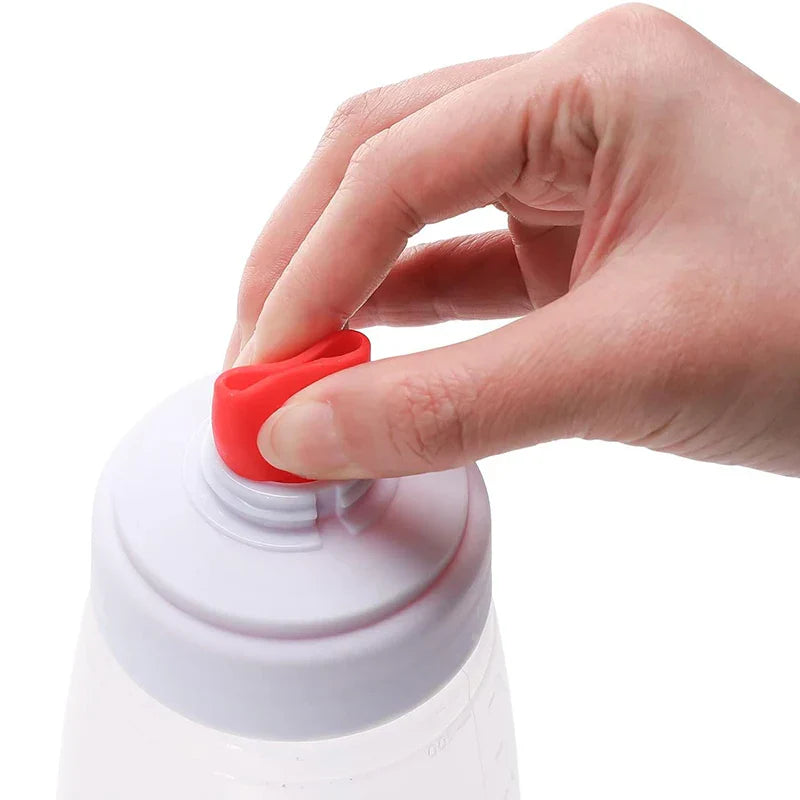 Hjemix | Pancake-deig-dispenser-mikser med BlenderBall-tråddrikk - klemflaske pancake-shaker-dispenser JT194 fra LMETJMA