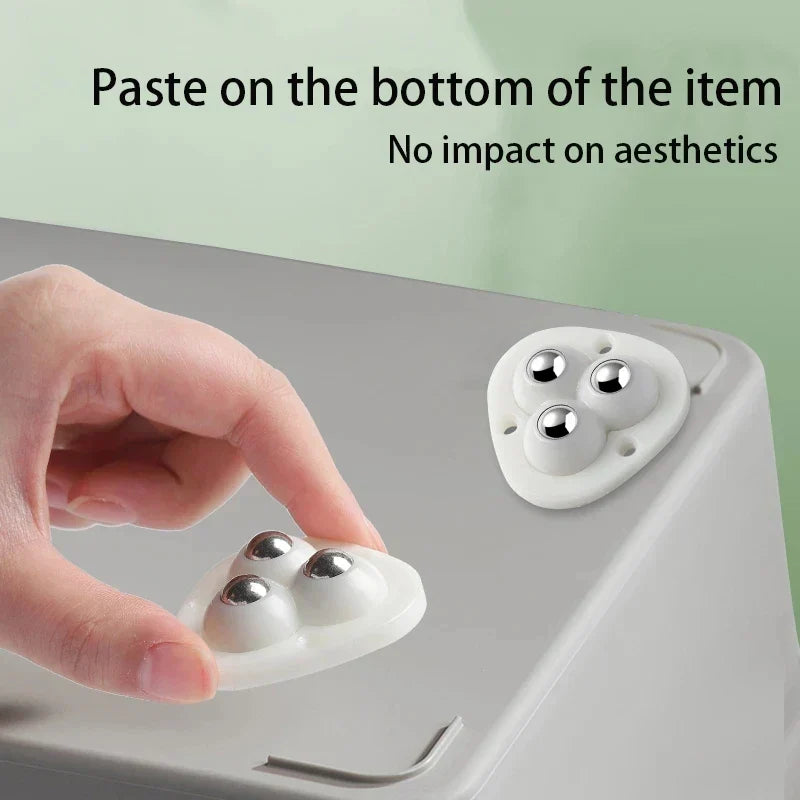 Hjemix | Selvklebende fullt svingbare møbelbevegelige hjul