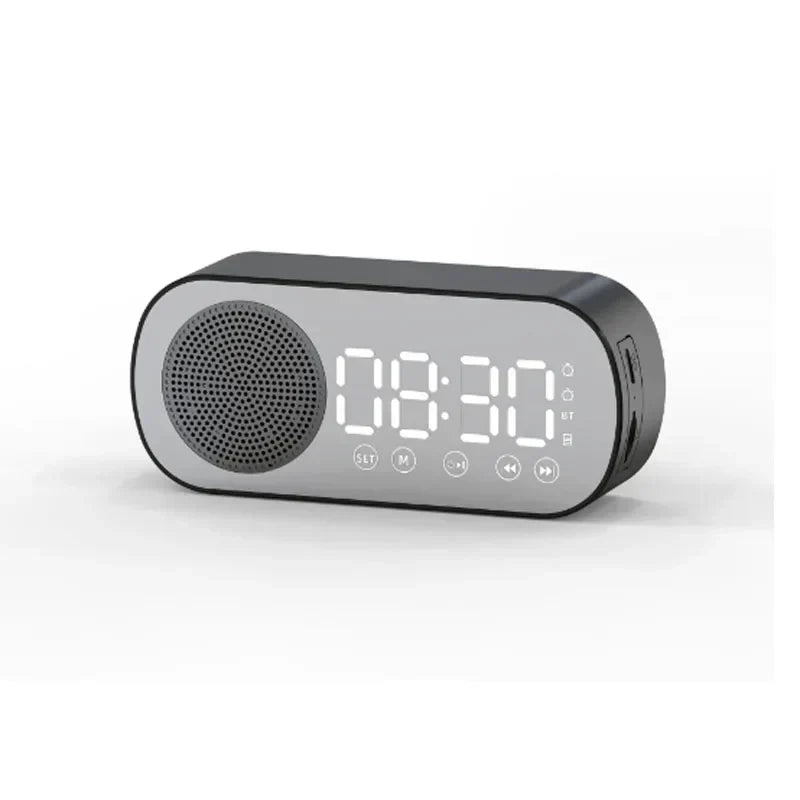 Hjemix | Digital vekkerklokke med Bluetooth-høyttaler og FM-radio