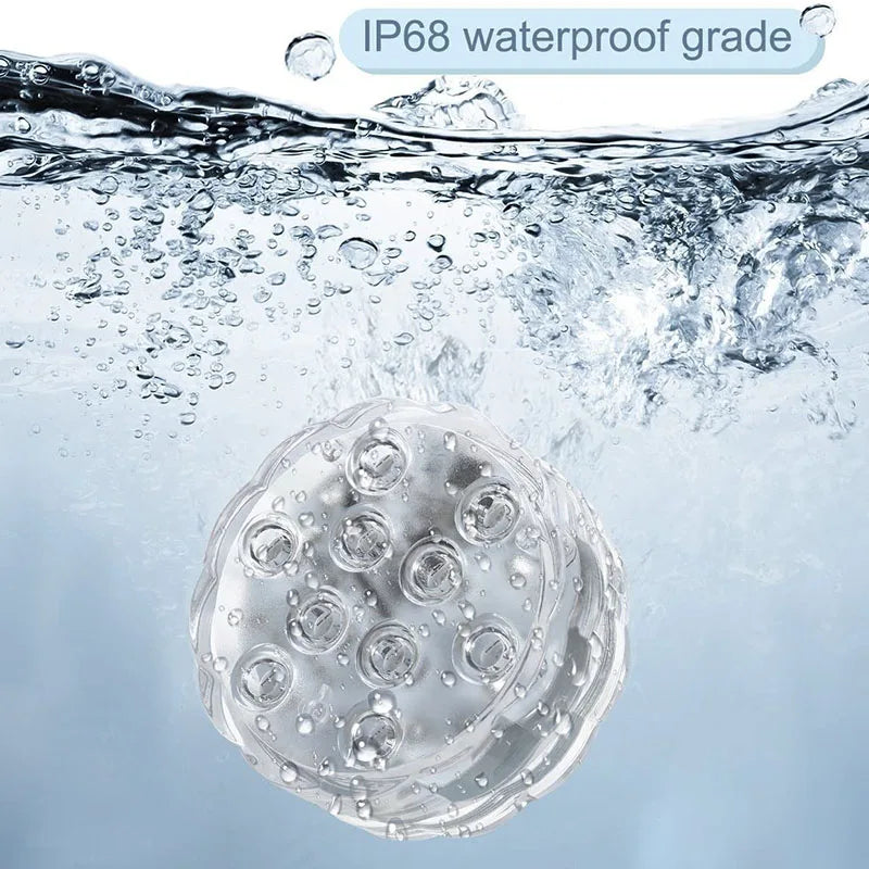 Hjemix | Undervanns belysning til basseng med 10 LED-lamper