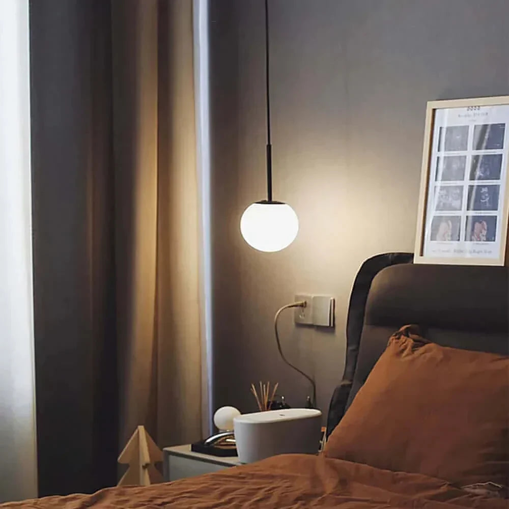 Hjemix | Mid-Century Modern Glass Ball Pendant Light