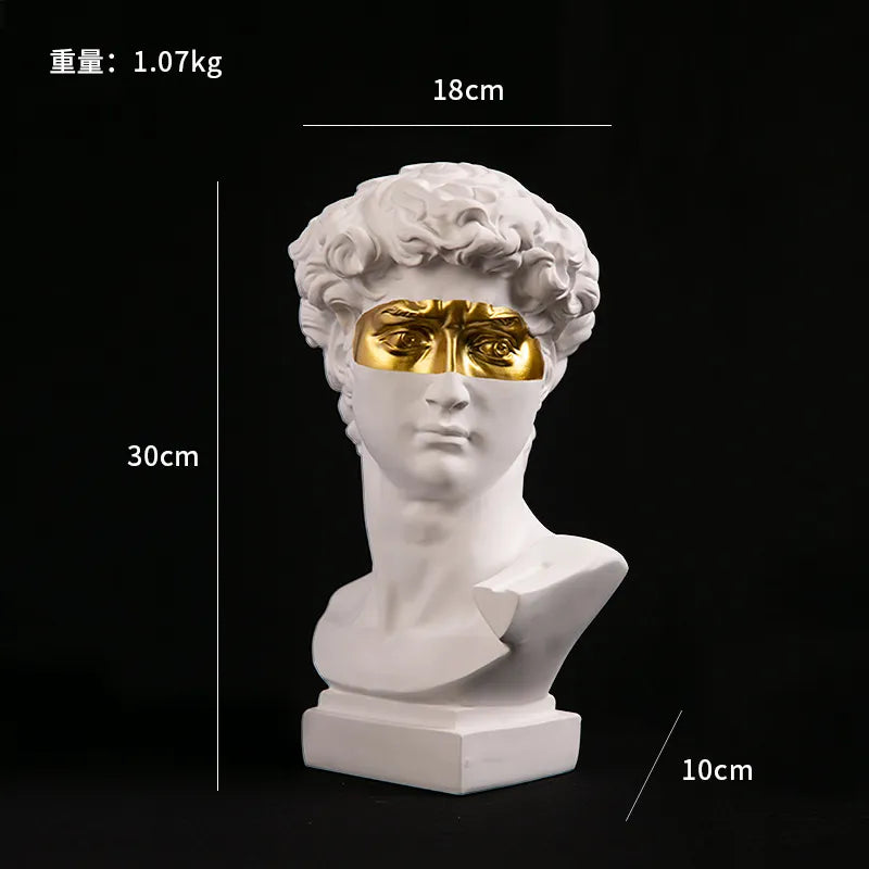 Hjemix | Europeisk Hjem Dekor David Hode Harpiks Statuer Statuer Hjem Dekor Moderne Abstrakt Kunst Buste Skulptur Kunst Skisse Praksis