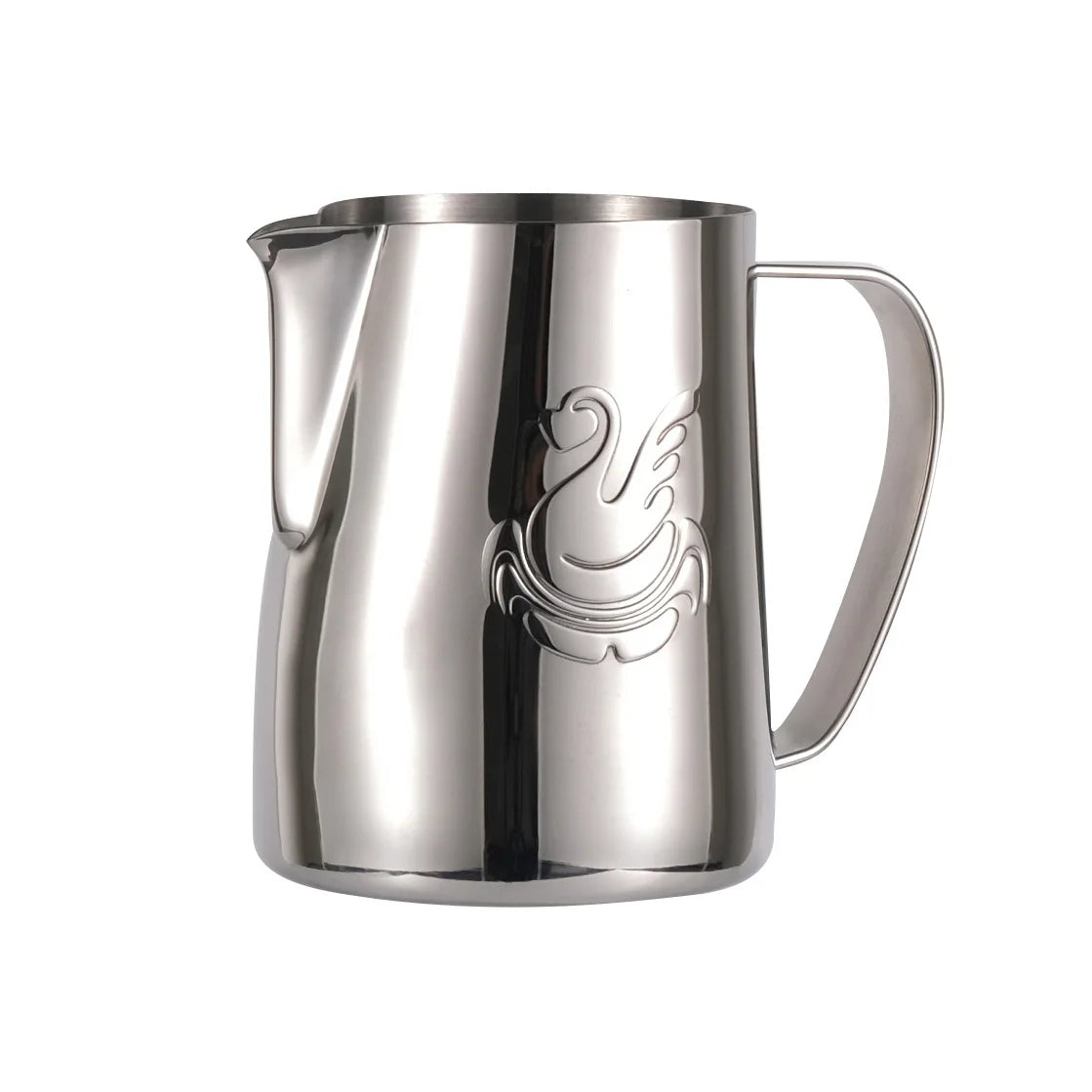 Hjemix | 600ml rustfritt stål kaffekanne melkeskummer kopp kremfremstiller espresso latte kunst verktøy elegant svane