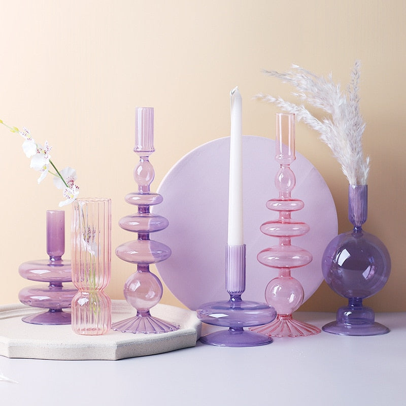 Hjemix | Lilla Lysestake laget av Glass