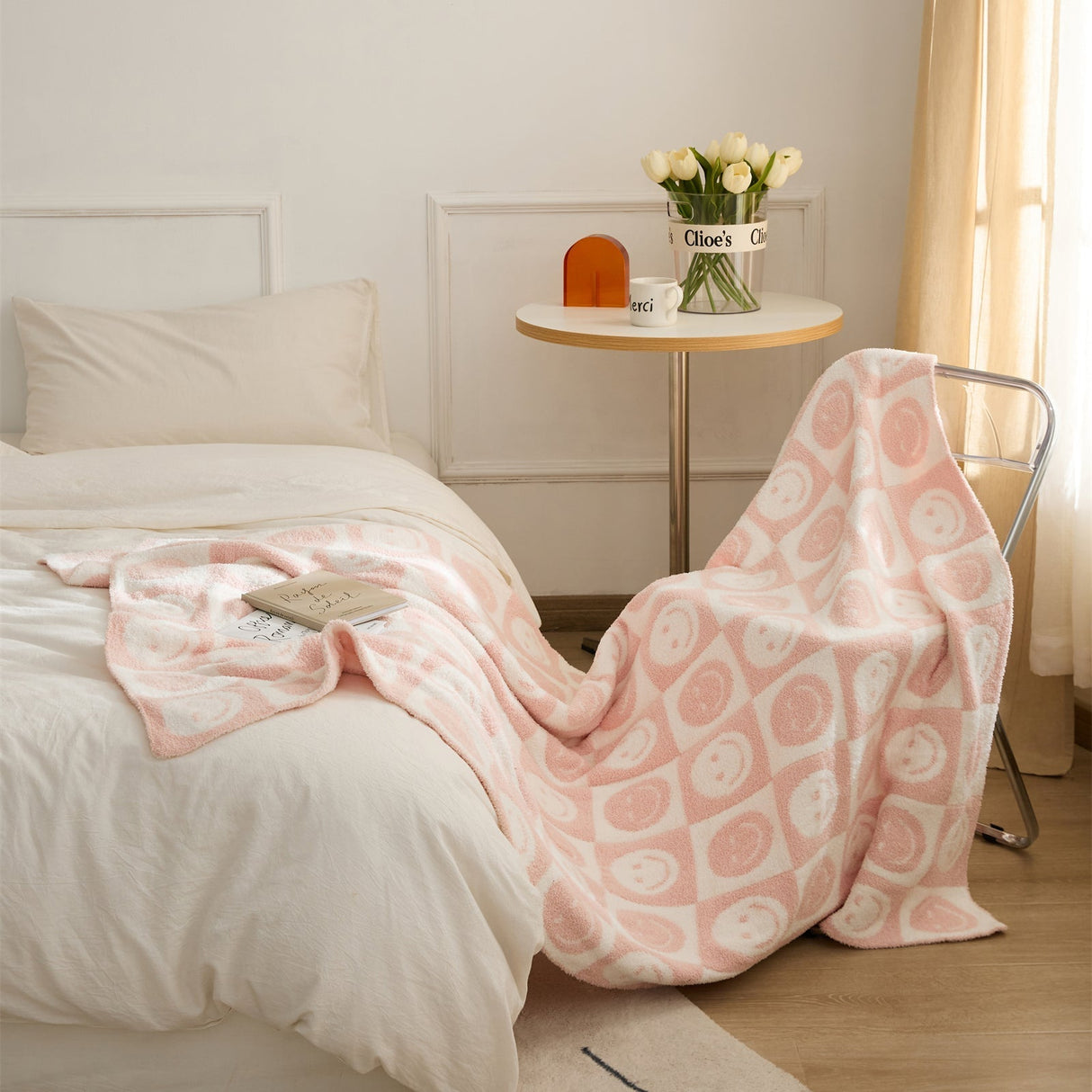 Hjemix | Smiley Rutet Teppe