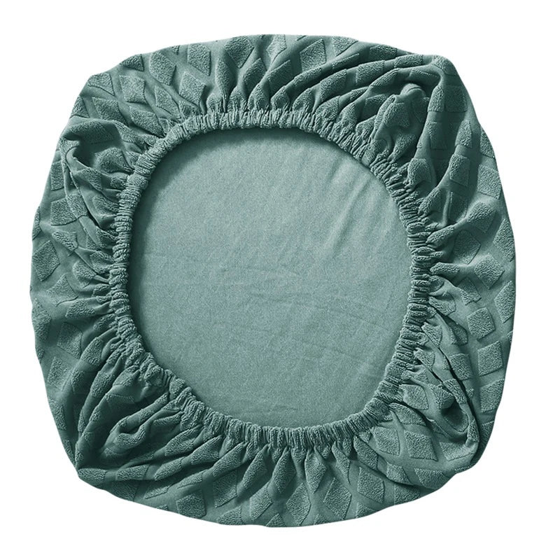 Hjemix | Spandex elastisk kontorstol trekk Jacquard sete trekk ananas mesh fleece beskyttende trekk elastisk datastol beskytter