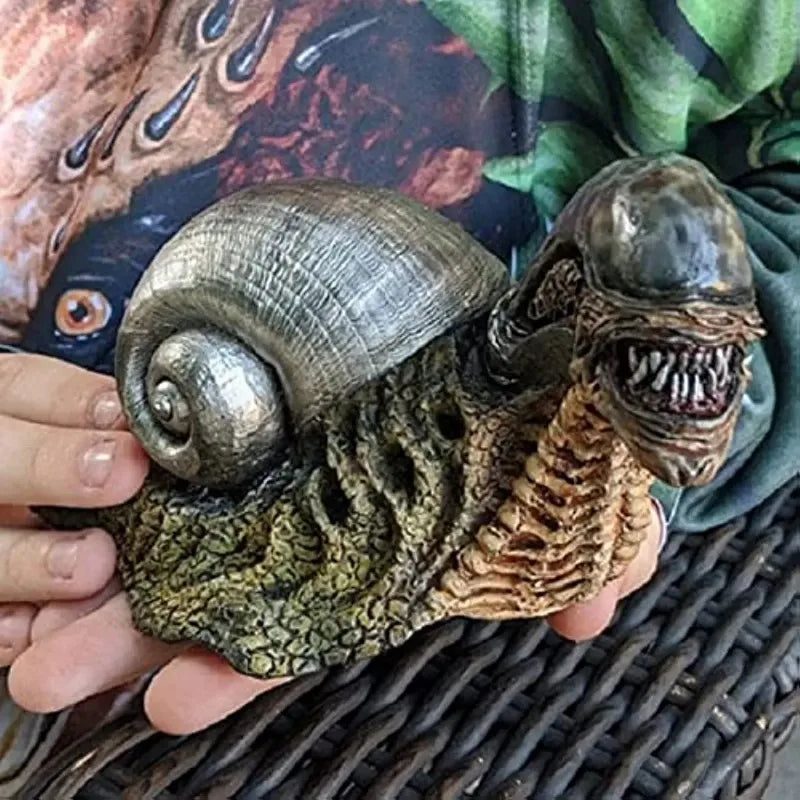 Hjemix | Variasjon Snegle Statue, Resin Evil Snegle Skulptur Alien Elskerens Nye Favoritt Hjemmekontor Dekorasjon Hage Utendørs Dekorasjon