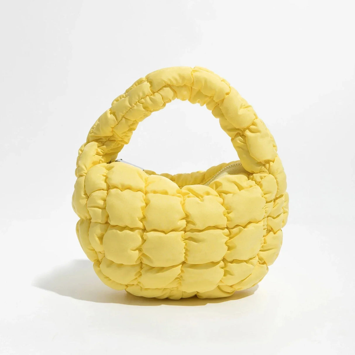 Hjemix | Livlig quiltet rund mini bag