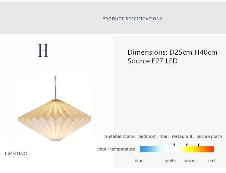 Hjemix | Elegant origami-inspirert papirlanterne