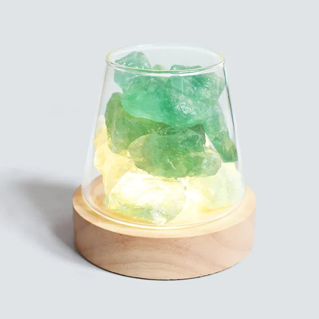 Hjemix | Himalaya Saltlampe - Krystall Nattlys & Aromaterapi Diffuser